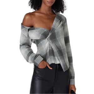 RtA Lizbeth Plaid Top